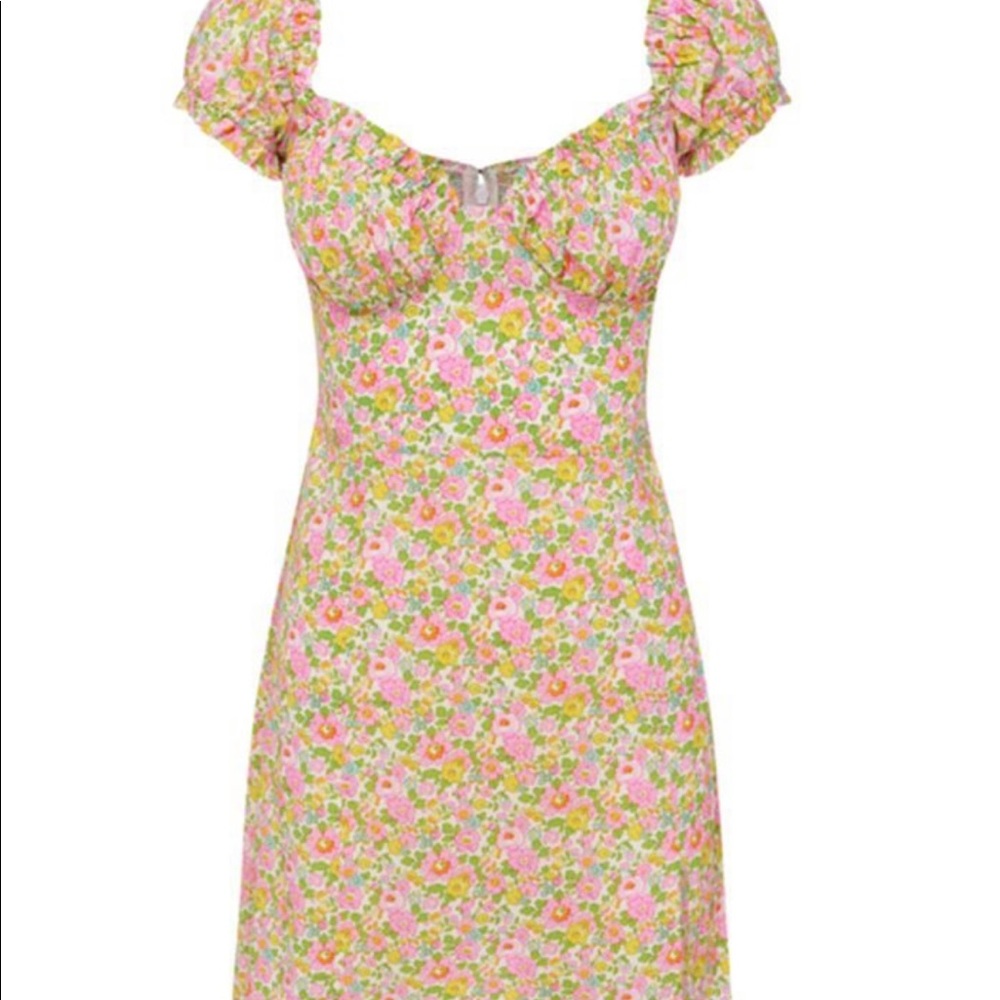 With Jean Bella Pansies Dress